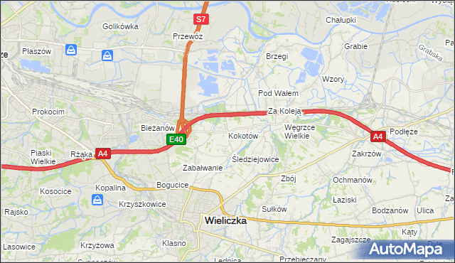 mapa Kokotów, Kokotów na mapie Targeo