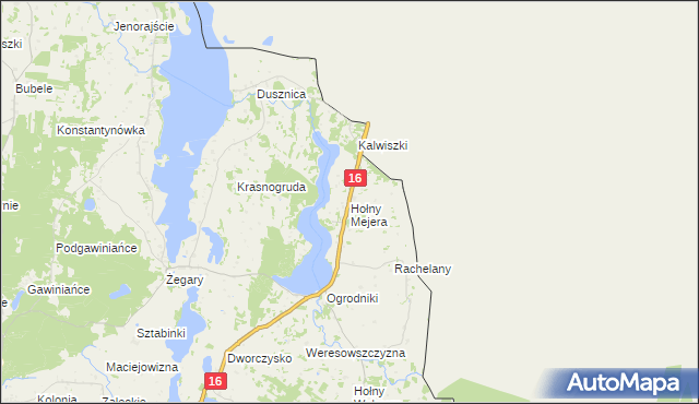 mapa Hołny Mejera, Hołny Mejera na mapie Targeo