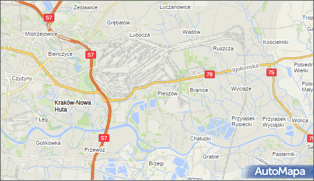 mapa Pleszów, Pleszów na mapie Targeo