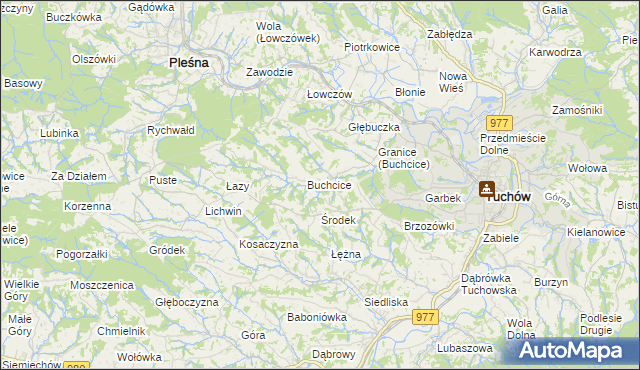 mapa Meszna Opacka, Meszna Opacka na mapie Targeo