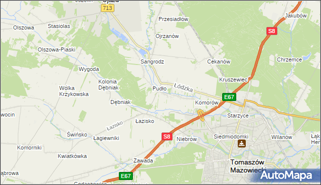 mapa Zaborów Drugi, Zaborów Drugi na mapie Targeo