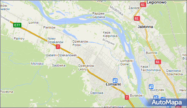 mapa Kiełpin Poduchowny, Kiełpin Poduchowny na mapie Targeo