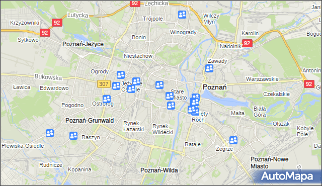mapa Święty Marcin, Święty Marcin na mapie Targeo