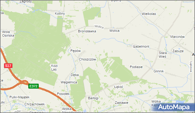 mapa Marianka gmina Kurów, Marianka gmina Kurów na mapie Targeo