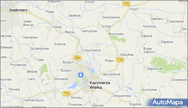 mapa Hołdowiec, Hołdowiec na mapie Targeo