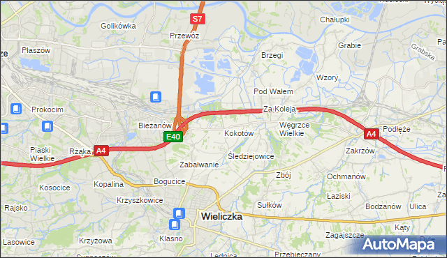 mapa Kokotów, Kokotów na mapie Targeo