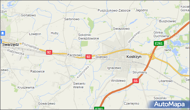 mapa Skałowo, Skałowo na mapie Targeo