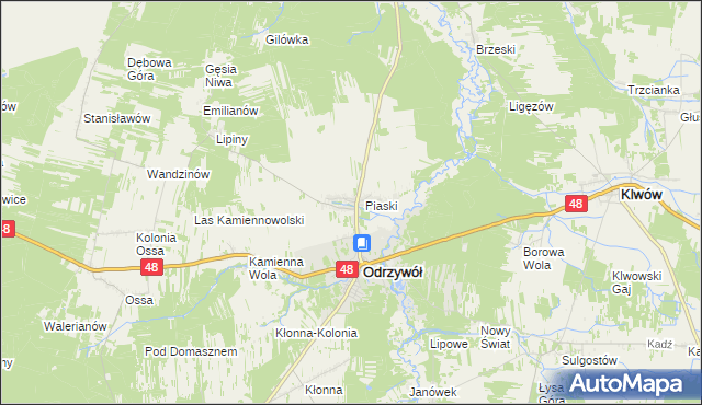 mapa Wysokin, Wysokin na mapie Targeo