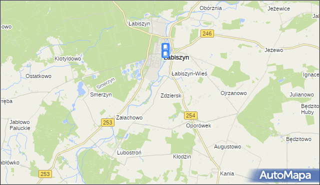 mapa Zdziersk, Zdziersk na mapie Targeo