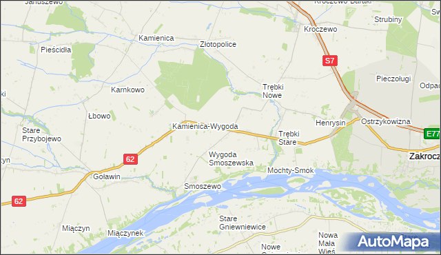 mapa Emolinek, Emolinek na mapie Targeo