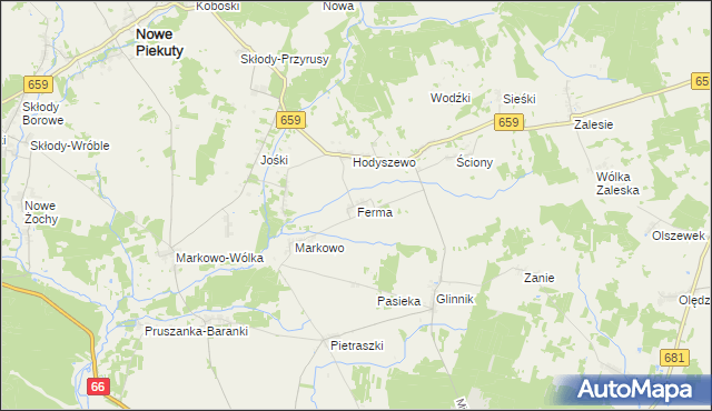 mapa Ferma, Ferma na mapie Targeo