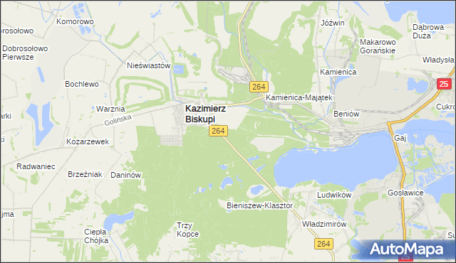 mapa Smuczyn, Smuczyn na mapie Targeo