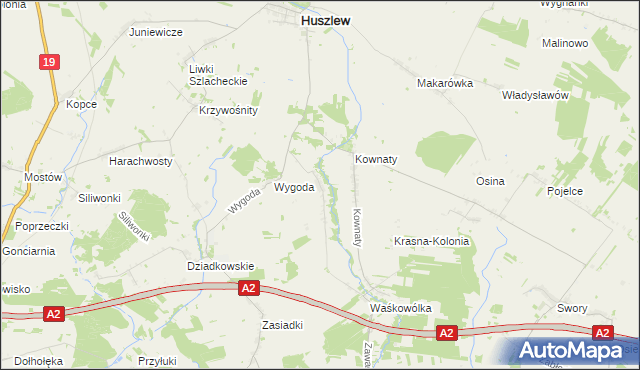 mapa Żurawlówka, Żurawlówka na mapie Targeo