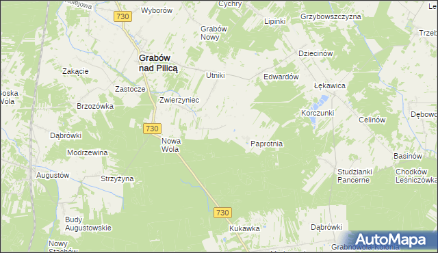 mapa Koziołek, Koziołek na mapie Targeo