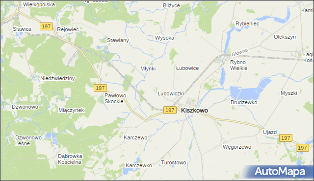 mapa Łubowiczki, Łubowiczki na mapie Targeo