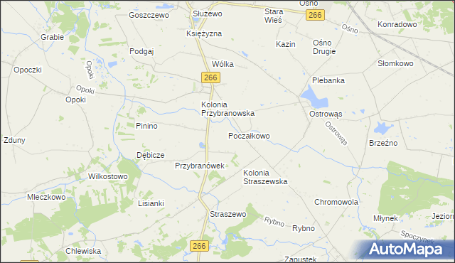 mapa Poczałkowo, Poczałkowo na mapie Targeo