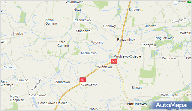mapa Beszyno, Beszyno na mapie Targeo