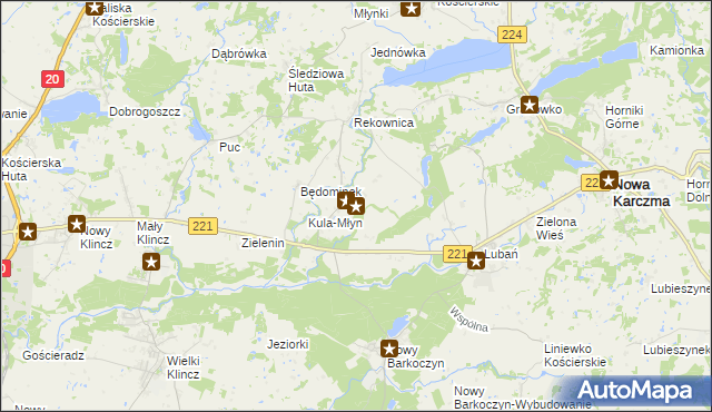 mapa Będomin, Będomin na mapie Targeo