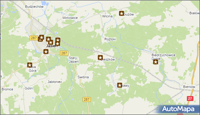 mapa Bieszków, Bieszków na mapie Targeo