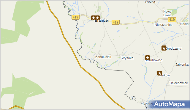 mapa Boboluszki, Boboluszki na mapie Targeo