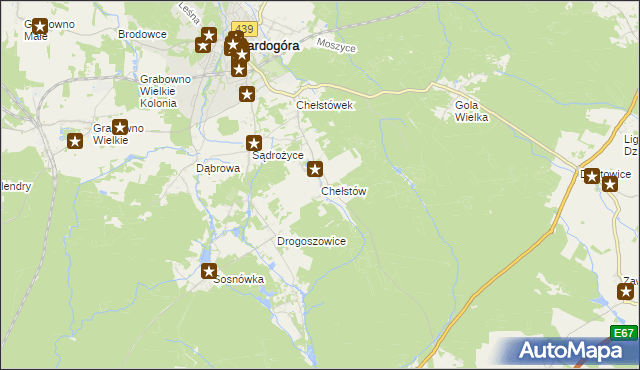 mapa Chełstów, Chełstów na mapie Targeo