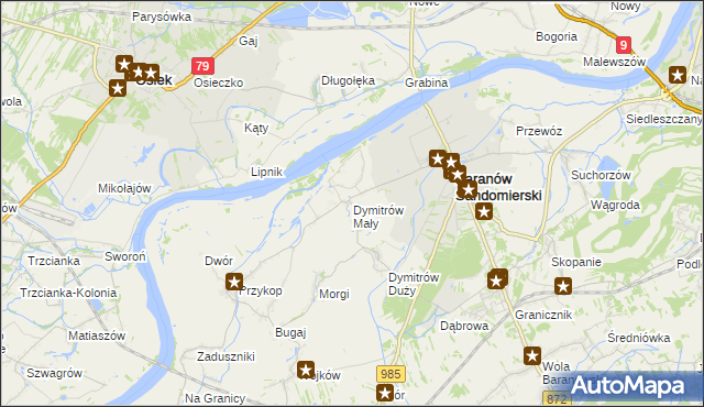 mapa Dymitrów Mały, Dymitrów Mały na mapie Targeo