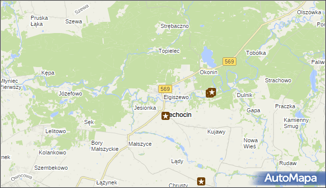 mapa Elgiszewo, Elgiszewo na mapie Targeo