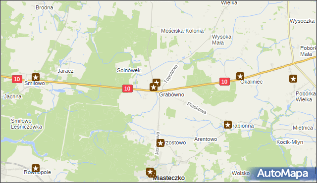 mapa Grabówno, Grabówno na mapie Targeo