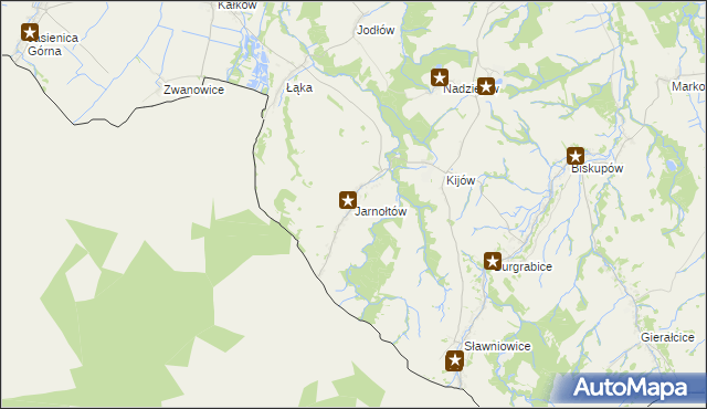 mapa Jarnołtów gmina Otmuchów, Jarnołtów gmina Otmuchów na mapie Targeo