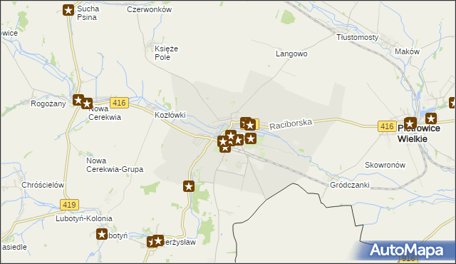 mapa Kietrz, Kietrz na mapie Targeo