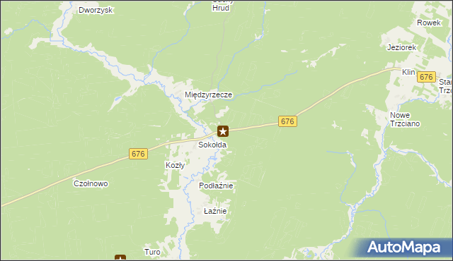 mapa Kopna Góra, Kopna Góra na mapie Targeo