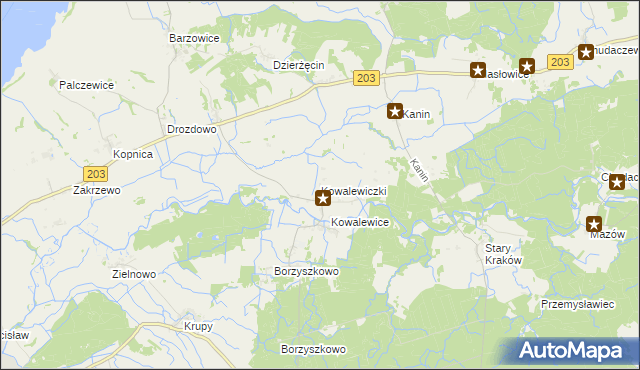 mapa Kowalewiczki, Kowalewiczki na mapie Targeo