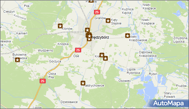 mapa Kraszów, Kraszów na mapie Targeo