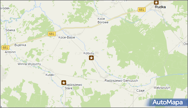 mapa Łempice gmina Ciechanowiec, Łempice gmina Ciechanowiec na mapie Targeo