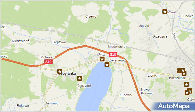 mapa Morzyczyn gmina Kobylanka, Morzyczyn gmina Kobylanka na mapie Targeo