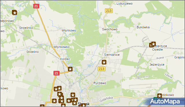 mapa Niewierowo, Niewierowo na mapie Targeo