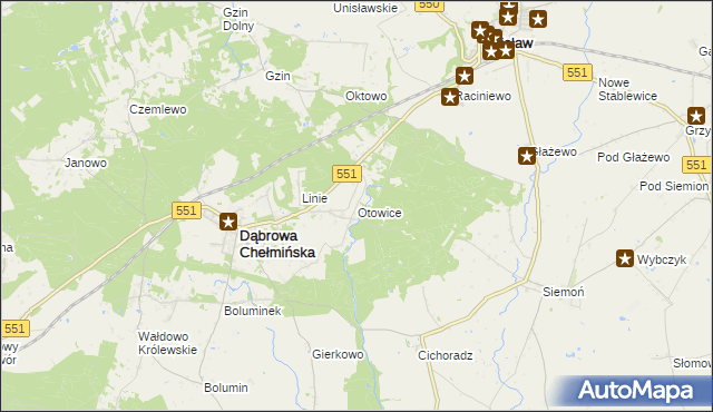 mapa Otowice, Otowice na mapie Targeo