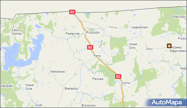 mapa Perły, Perły na mapie Targeo