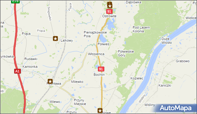 mapa Pieniążkowo, Pieniążkowo na mapie Targeo