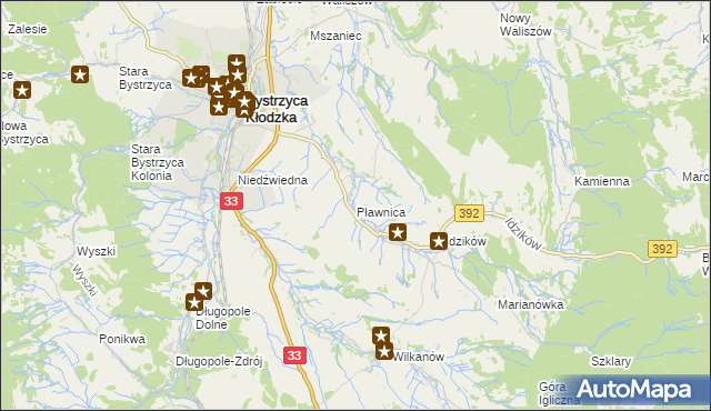 mapa Pławnica, Pławnica na mapie Targeo