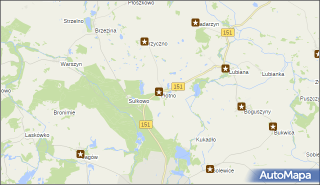 mapa Płotno, Płotno na mapie Targeo