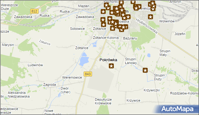 mapa Pokrówka, Pokrówka na mapie Targeo