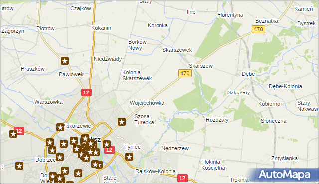 mapa Pólko gmina Żelazków, Pólko gmina Żelazków na mapie Targeo