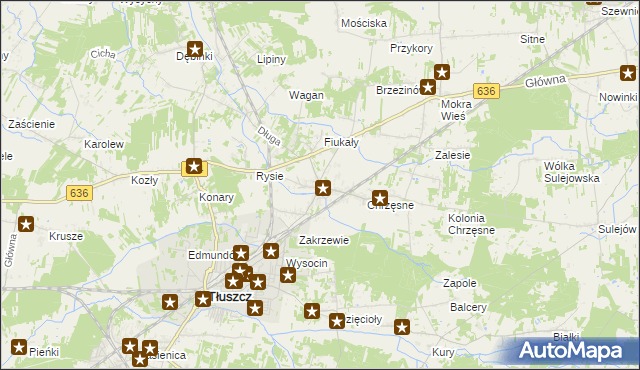 mapa Postoliska, Postoliska na mapie Targeo