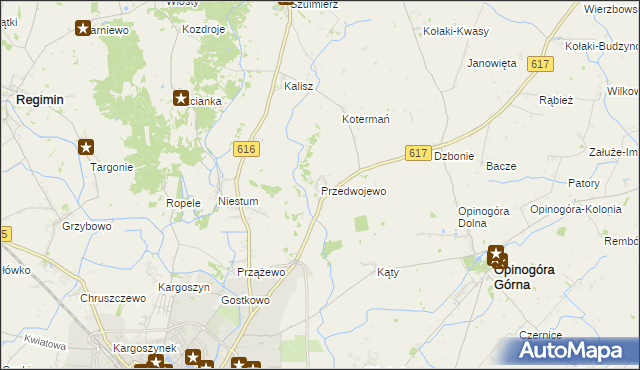mapa Przedwojewo, Przedwojewo na mapie Targeo