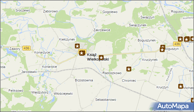 mapa Radoszkowo Drugie, Radoszkowo Drugie na mapie Targeo