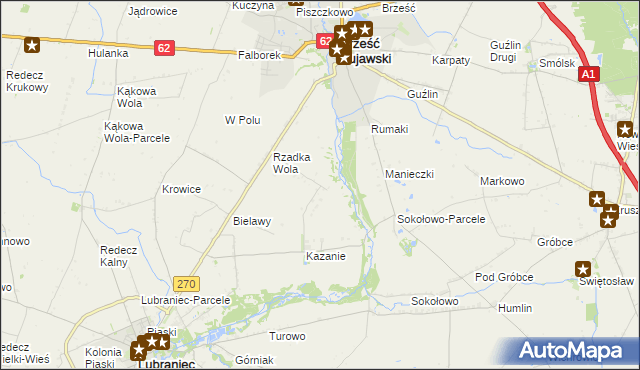 mapa Rzadka Wola-Parcele, Rzadka Wola-Parcele na mapie Targeo