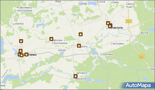 mapa Sąpolno, Sąpolno na mapie Targeo