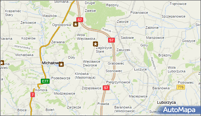 mapa Sieborowice, Sieborowice na mapie Targeo