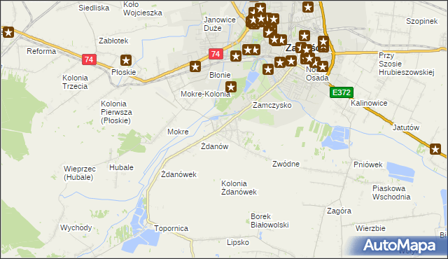 mapa Skokówka, Skokówka na mapie Targeo